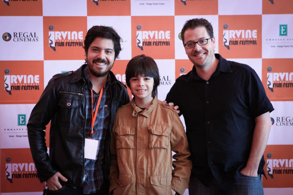 Cardboard Camera, Irvine International Film Festival 2013 - with director Carlo Olivares Paganoni and producer Justin Wells