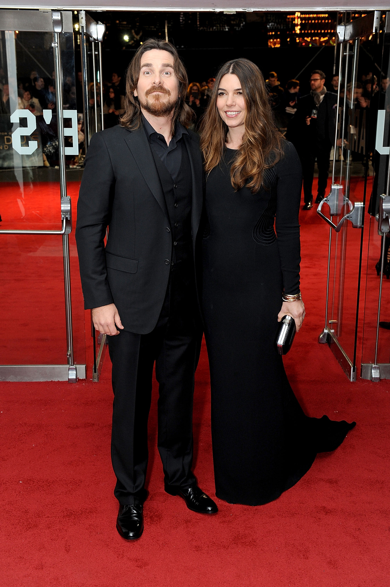 Christian Bale and Sibi Blazic at event of Egzodas. Dievai ir karaliai (2014)