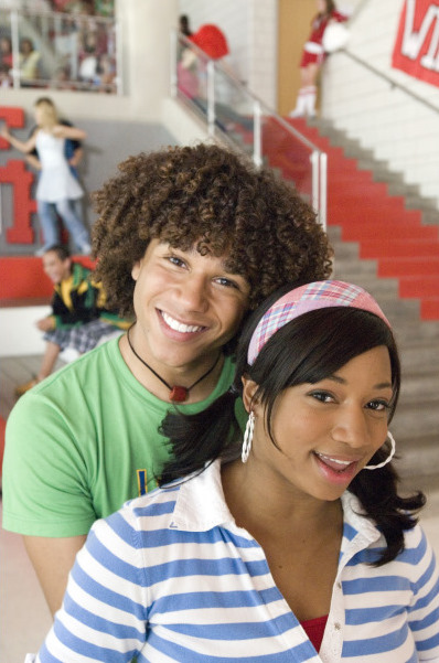 Corbin Bleu and Monique Coleman in High School Musical 2 (2007)