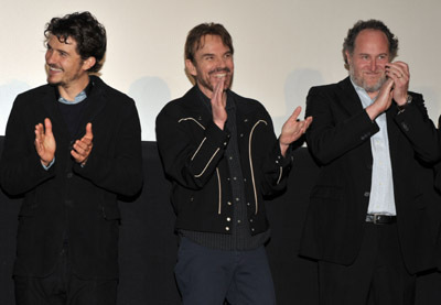 Billy Bob Thornton, Jon Turteltaub and Orlando Bloom at event of Persijos princas: laiko smiltys (2010)