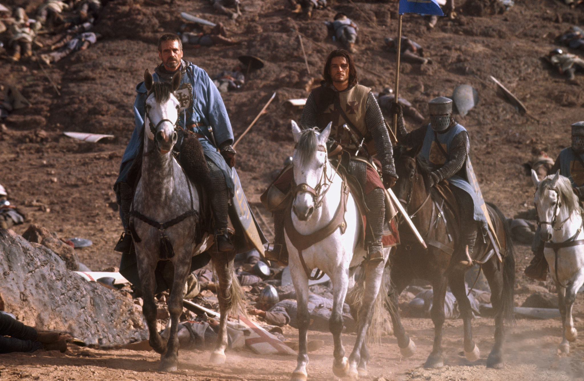 Still of Jeremy Irons and Orlando Bloom in Kingdom of Heaven (2005)