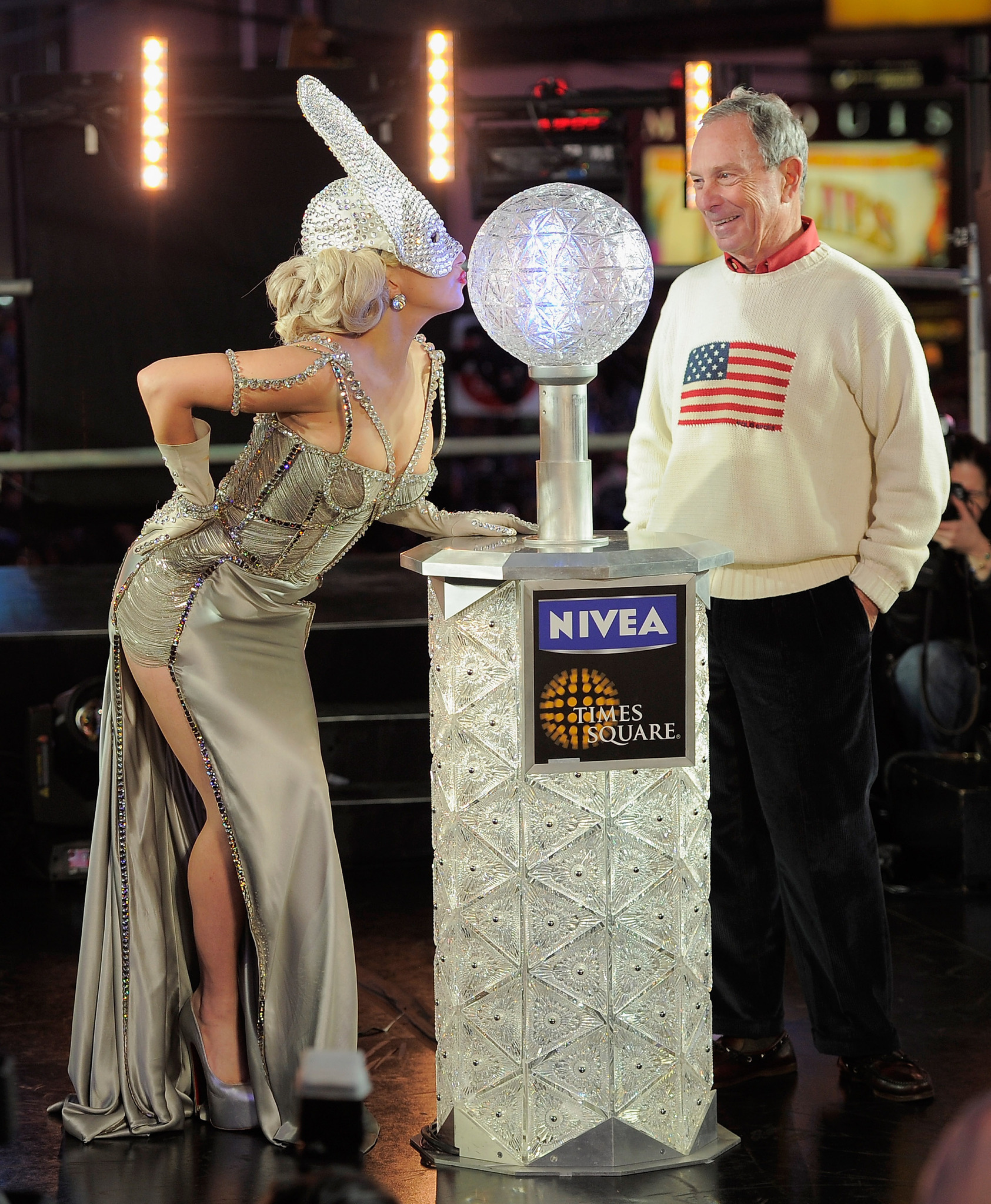 Michael Bloomberg and Lady Gaga