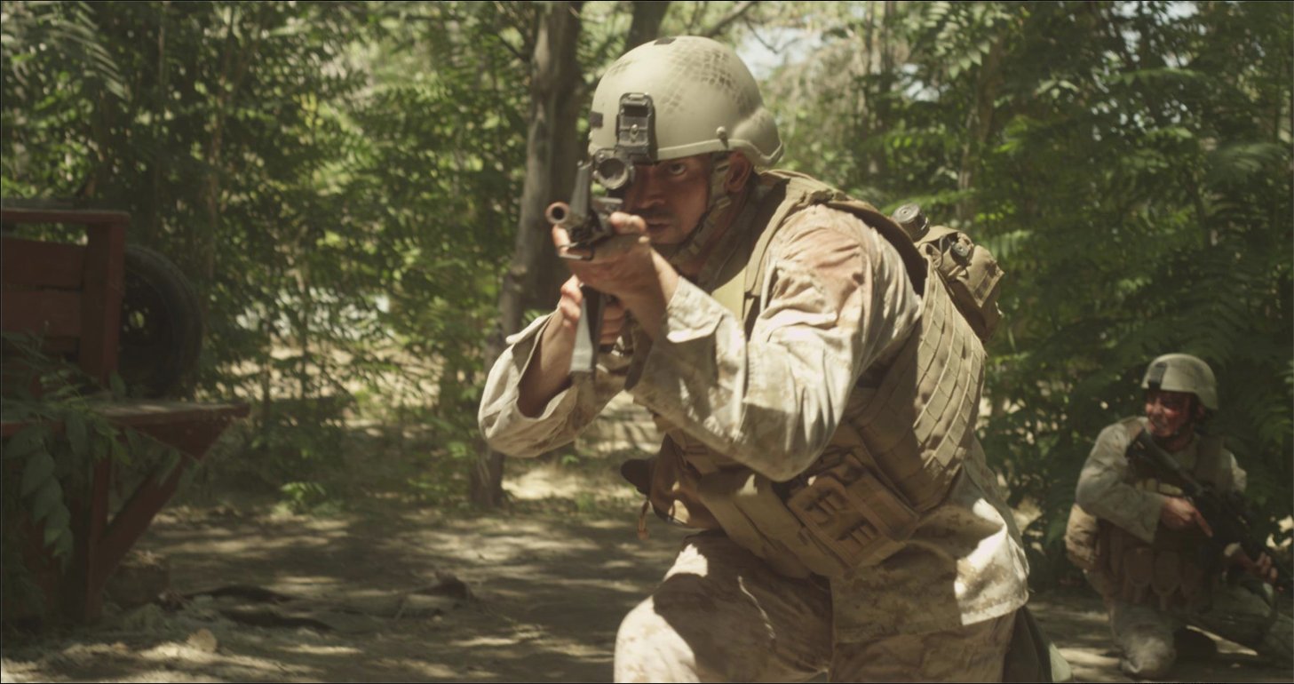 Eric St. John as Sgt. Westlake in Being American.