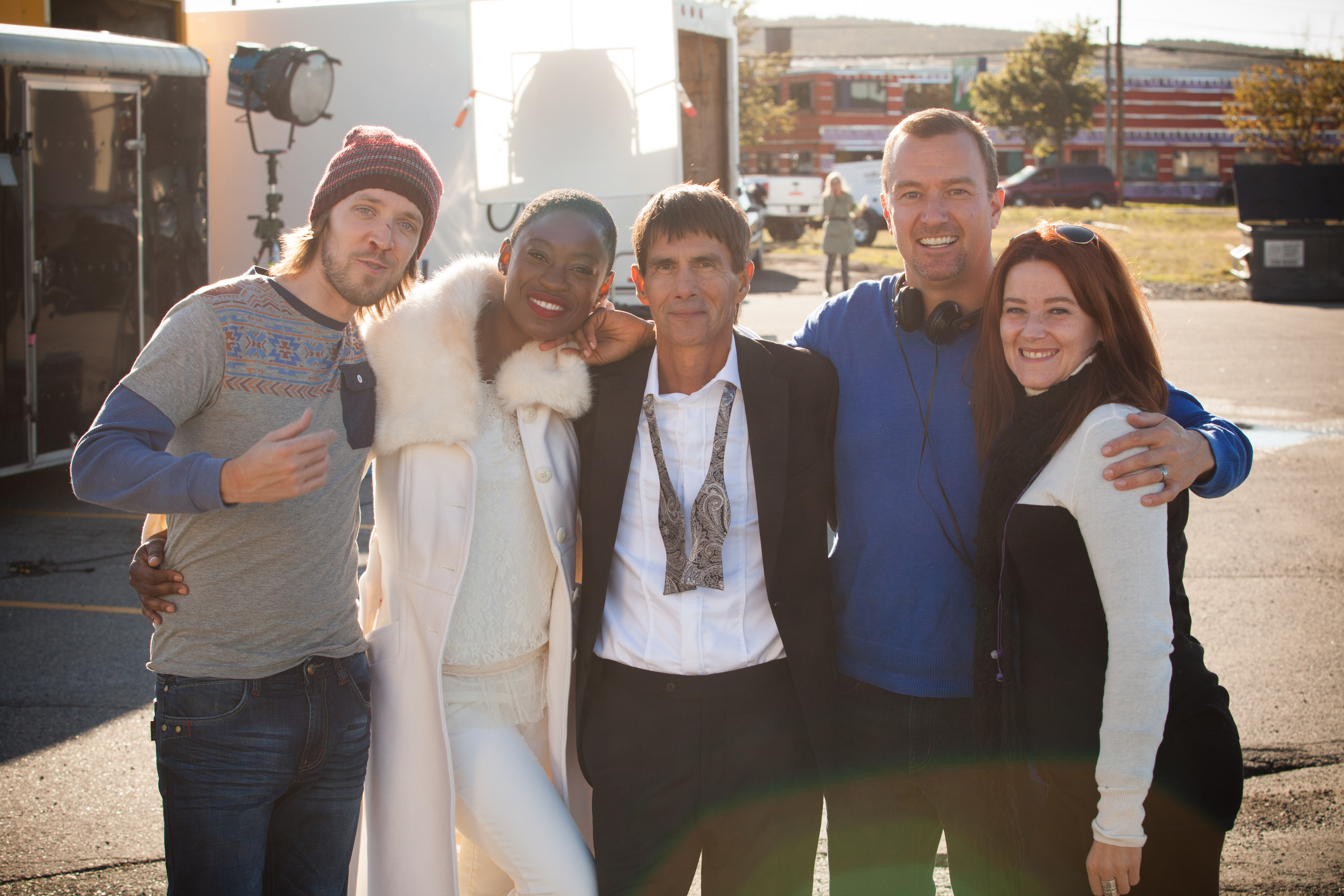 Behind the scenes of Republic of Doyle with director, Rob Blackie and writer, Kerri MacDonald.