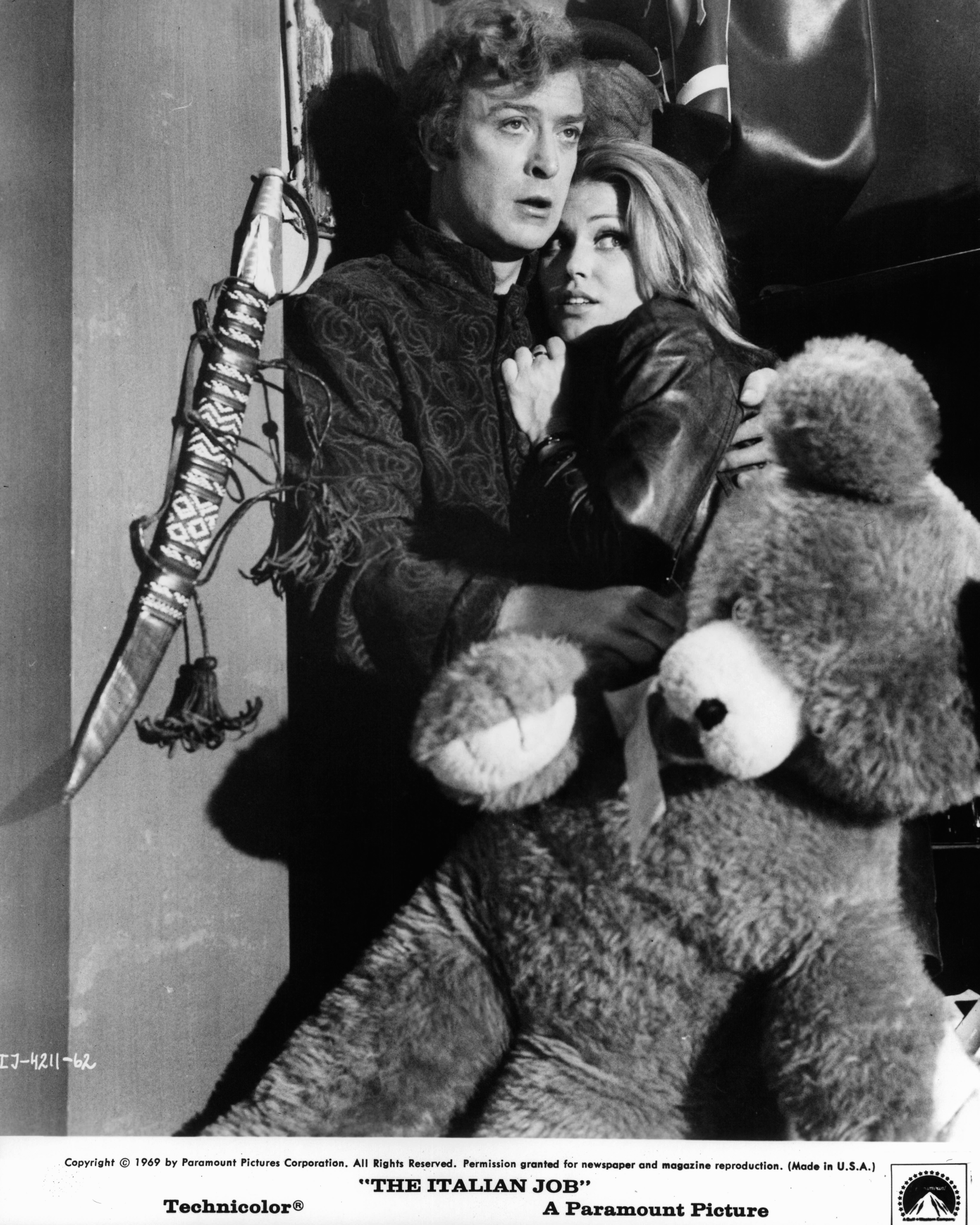 Still of Michael Caine and Margaret Blye in The Italian Job (1969)