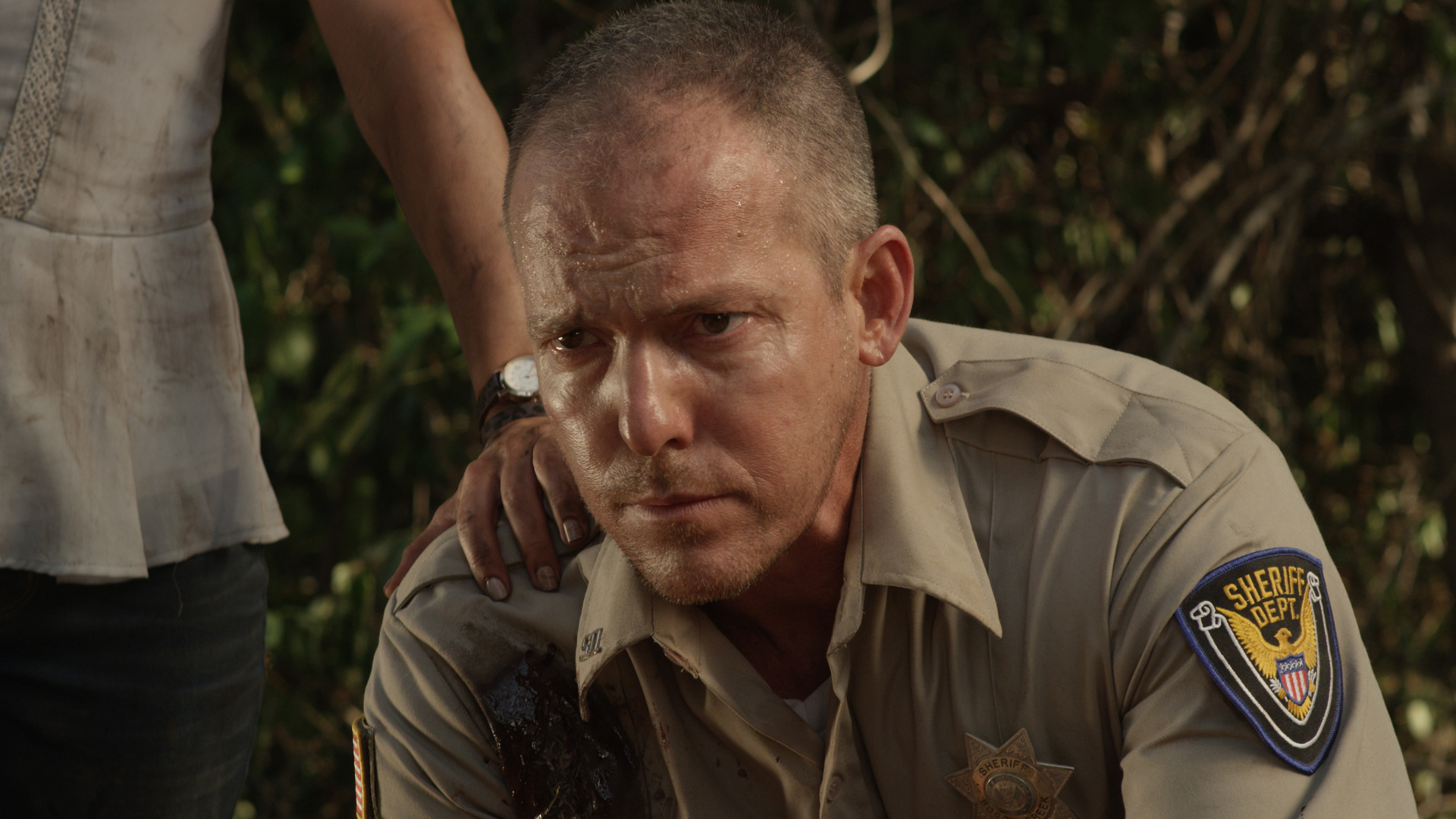 Holt Boggs as Sheriff Jim Taylor in Bigfoot Wars.