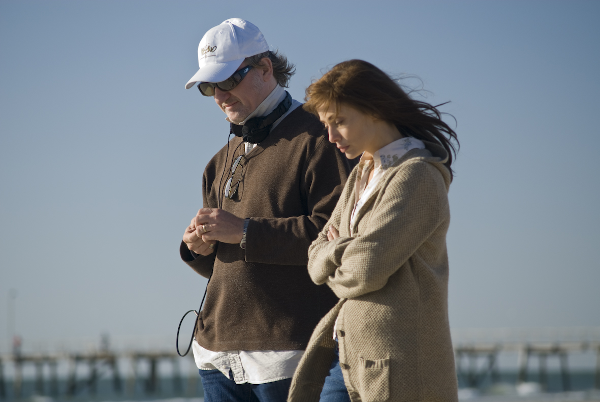 James Bogle directing Natalie Imbruglia on location. CLOSED FOR WINTER