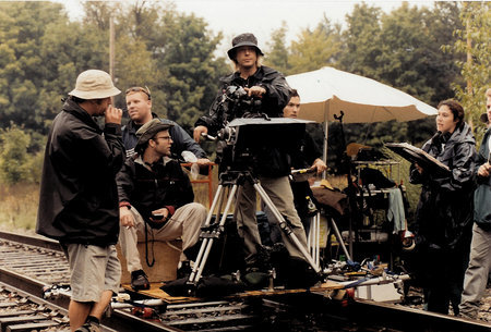 Oliver Bokelberg and Tom McCarthy in The Station Agent (2003)