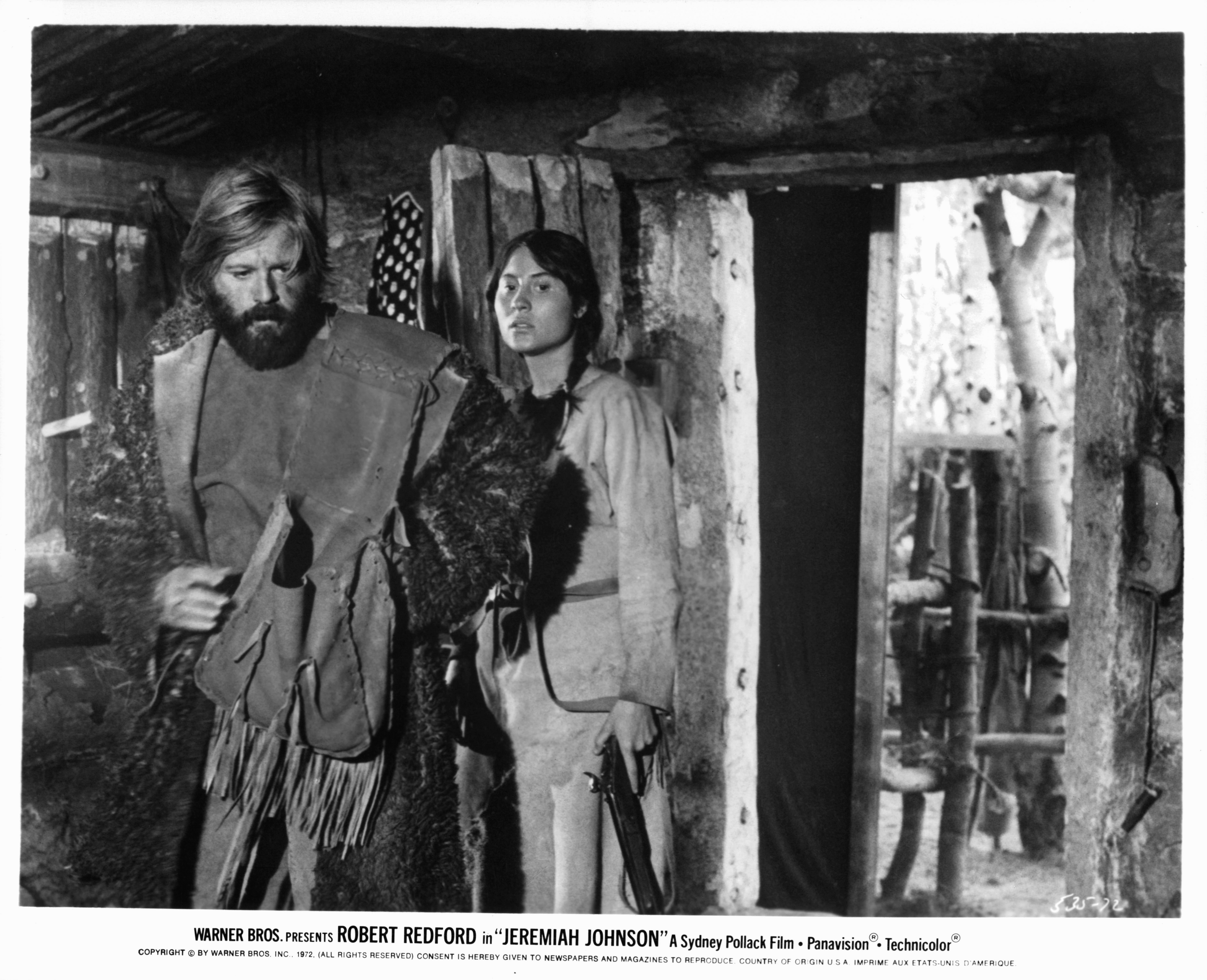 Still of Robert Redford and Delle Bolton in Jeremiah Johnson (1972)