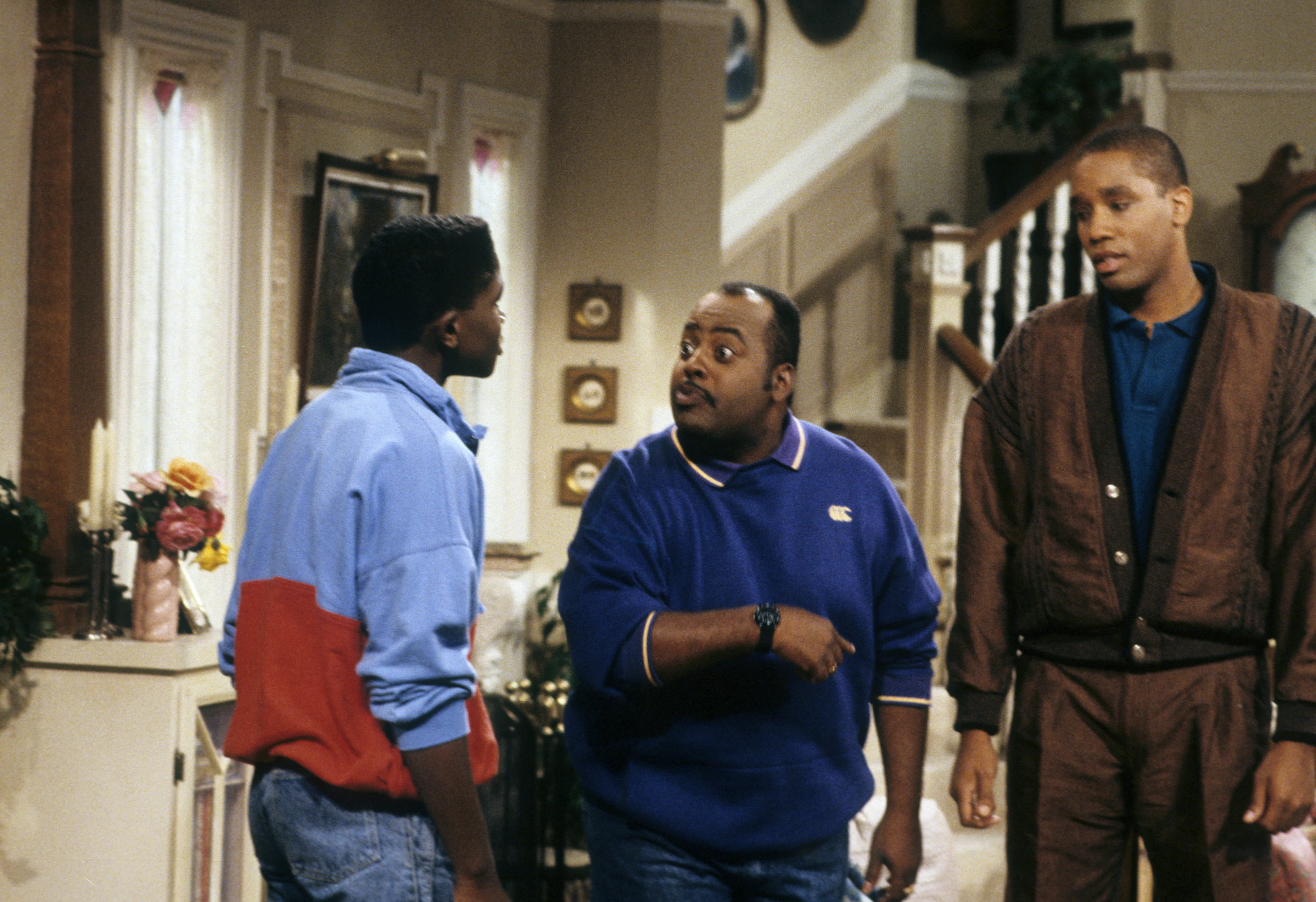 Still of Reginald VelJohnson, Jacques Apollo Bolton and Darius McCrary in Family Matters (1989)