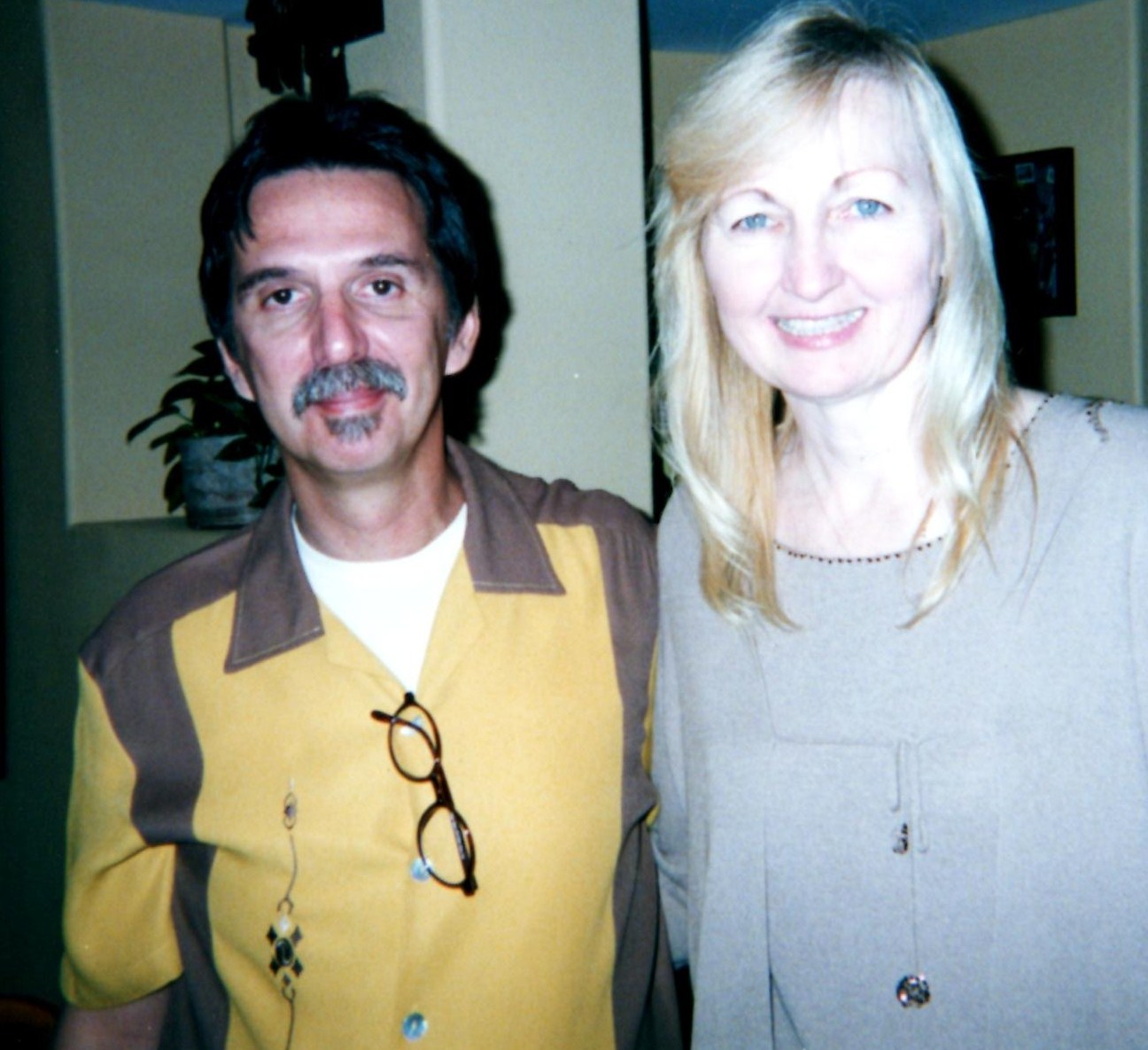 Joe Medieres, Head Writer for The Tonight Show with Jay Leno, with Martha Bolton