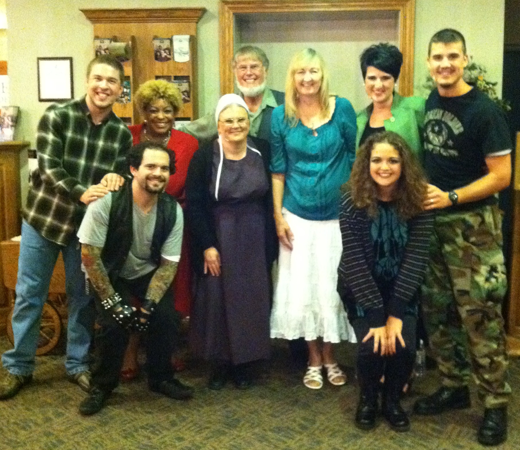 Cast of Half-Stitched, the Musical