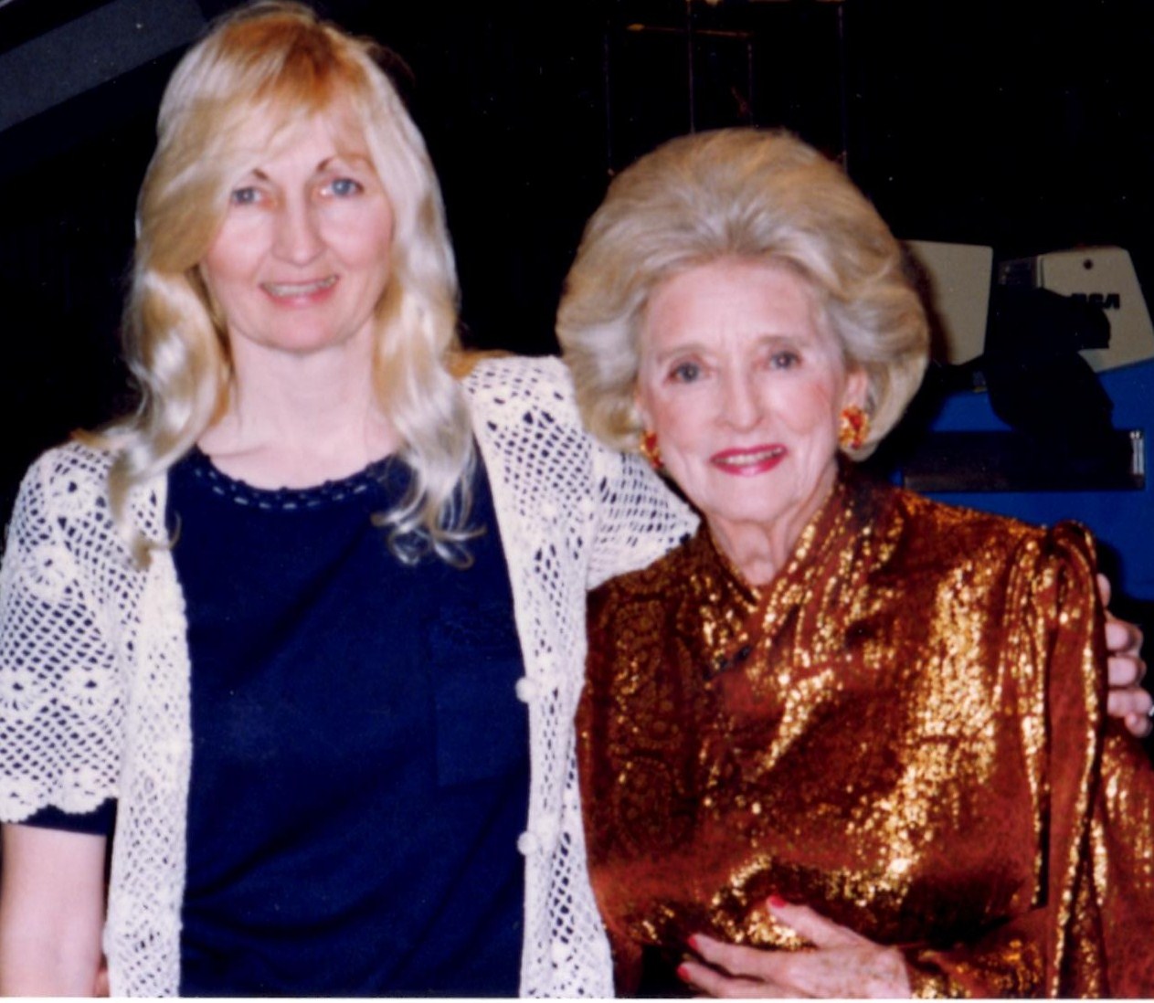 Martha Bolton and Dolores Hope, 1993