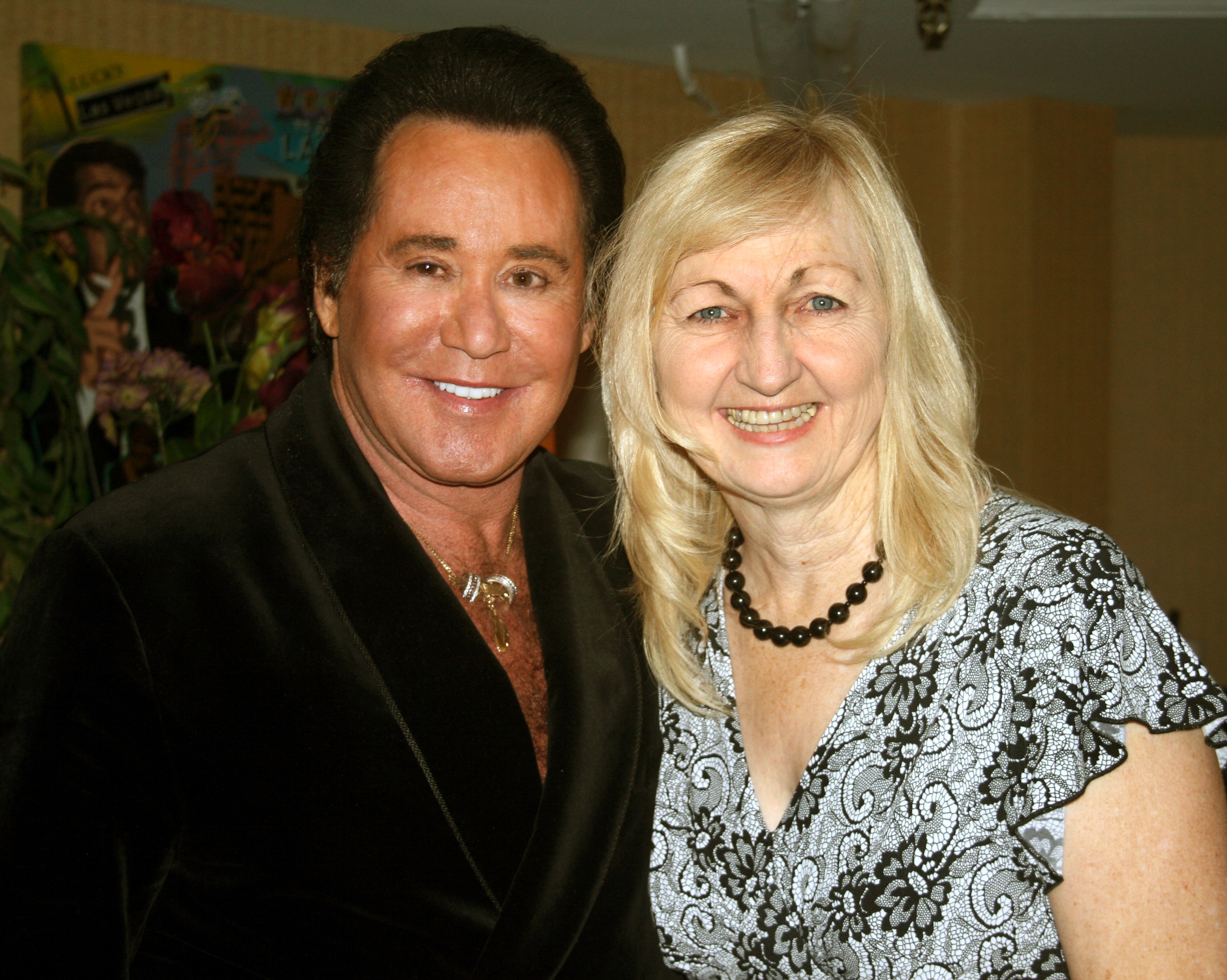 Wayne Newton and Martha Bolton (Martha wrote for both Bob Hope and Wayne Newton's military shows)