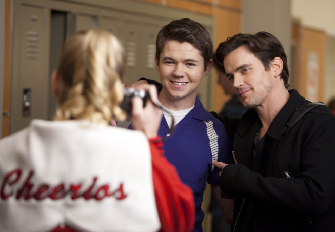 Still of Matt Bomer and Damian McGinty in Glee (2009)