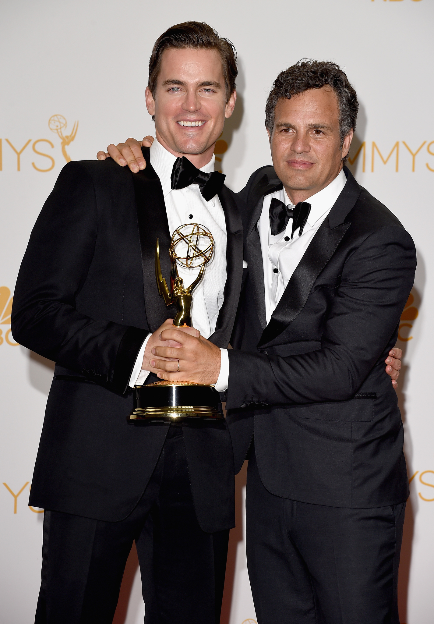 Matt Bomer and Mark Ruffalo at event of The 66th Primetime Emmy Awards (2014)
