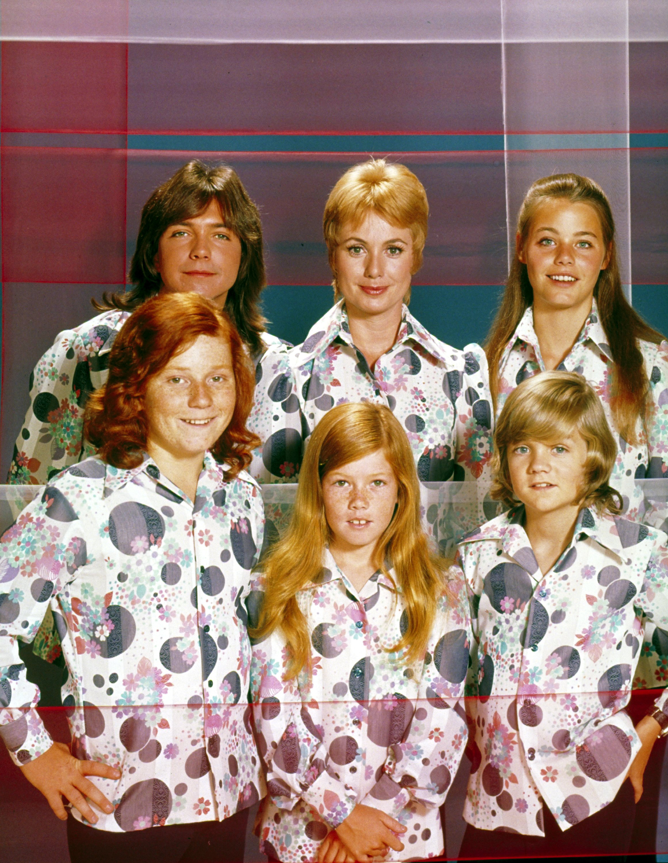 Still of Susan Dey, Danny Bonaduce, David Cassidy, Suzanne Crough, Brian Forster and Shirley Jones in The Partridge Family (1970)