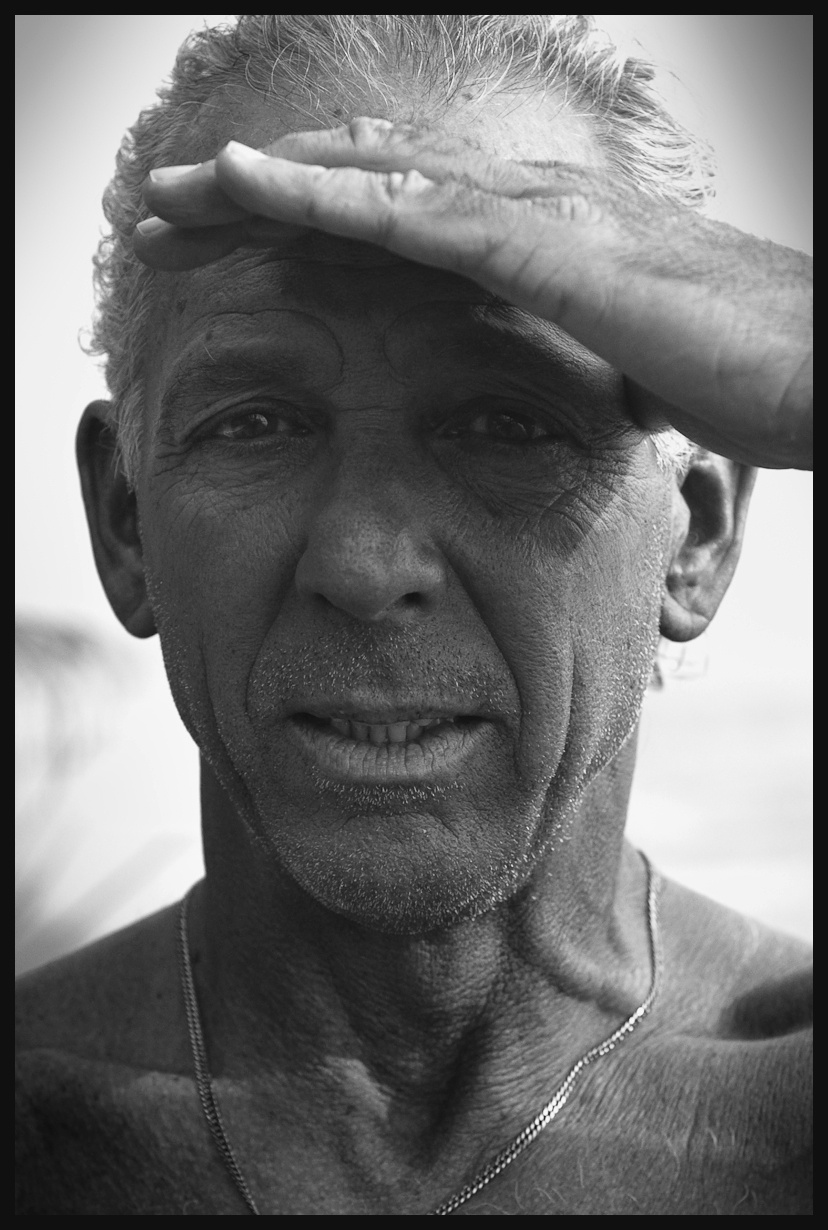 Lifeguard Gregory Bonann on Malibu beach in 2007