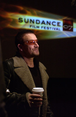 Bono at event of Joe Strummer: The Future Is Unwritten (2007)