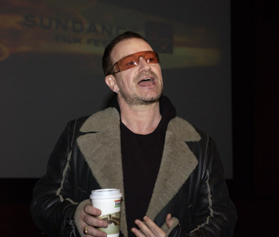 Bono at event of Joe Strummer: The Future Is Unwritten (2007)