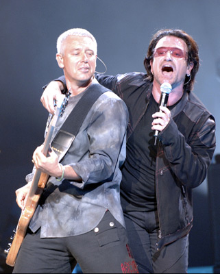 Bono and Adam Clayton