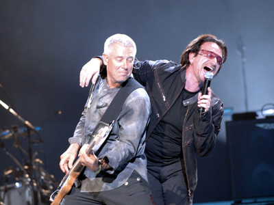 Bono and Adam Clayton