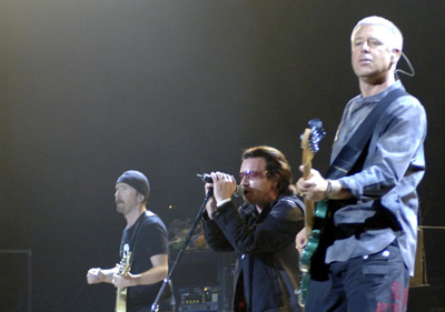 Bono, Adam Clayton and The Edge