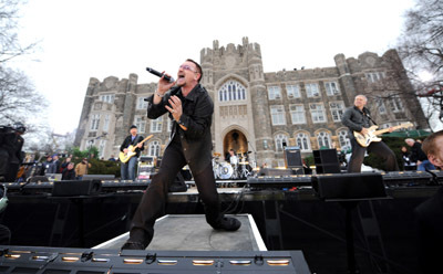 Bono, Adam Clayton, Larry Mullen Jr. and The Edge