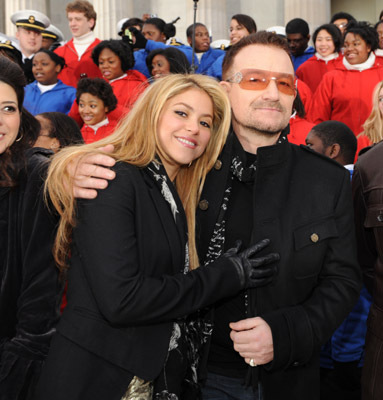 Bono and Shakira