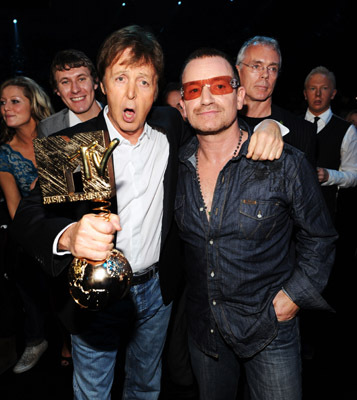 Paul McCartney and Bono