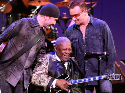 Bono, B.B. King and The Edge