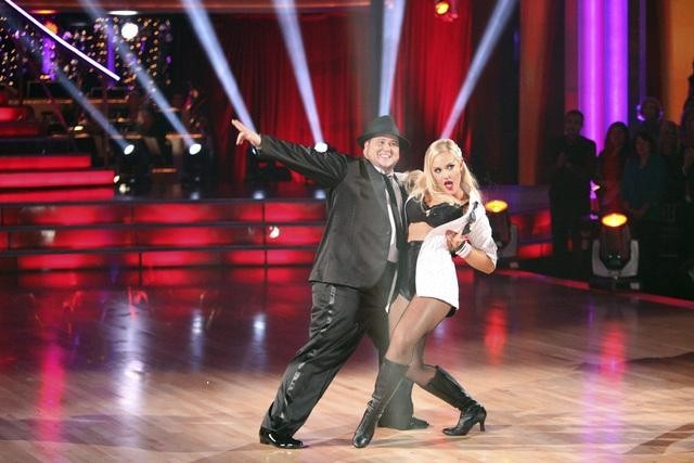 Still of Chaz Bono and Lacey Schwimmer in Dancing with the Stars (2005)