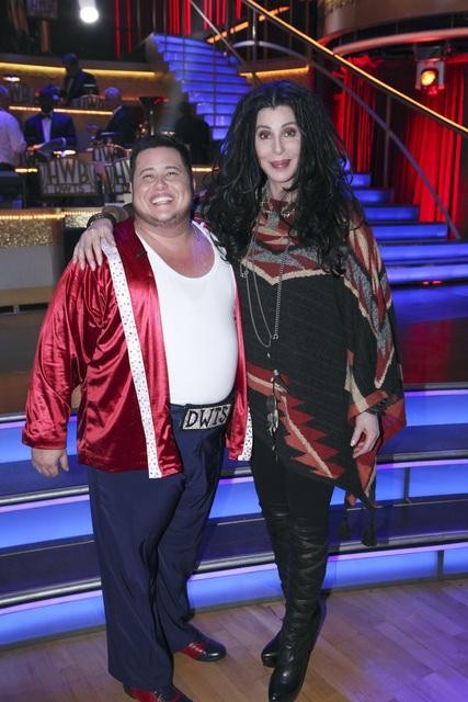 Still of Cher and Chaz Bono in Dancing with the Stars (2005)