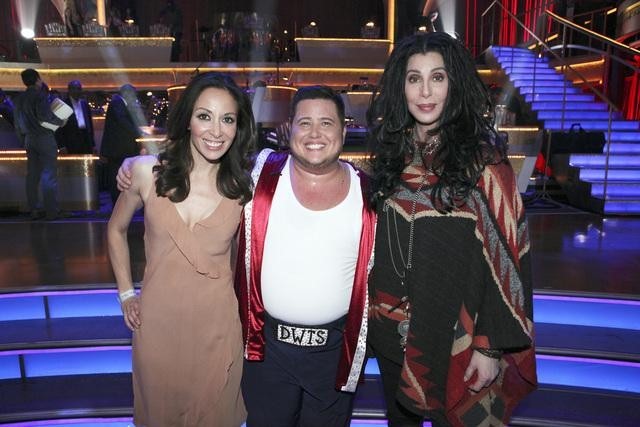 Still of Cher, Chaz Bono and Jennifer Elia in Dancing with the Stars (2005)