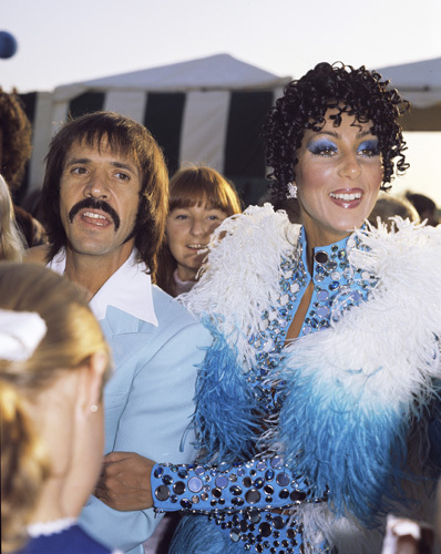 Cher and Sonny Bono circa 1970s