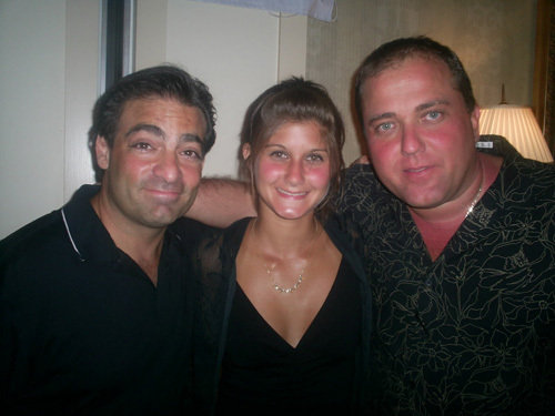 Paul and John with John's daughter Dominique Cornetta