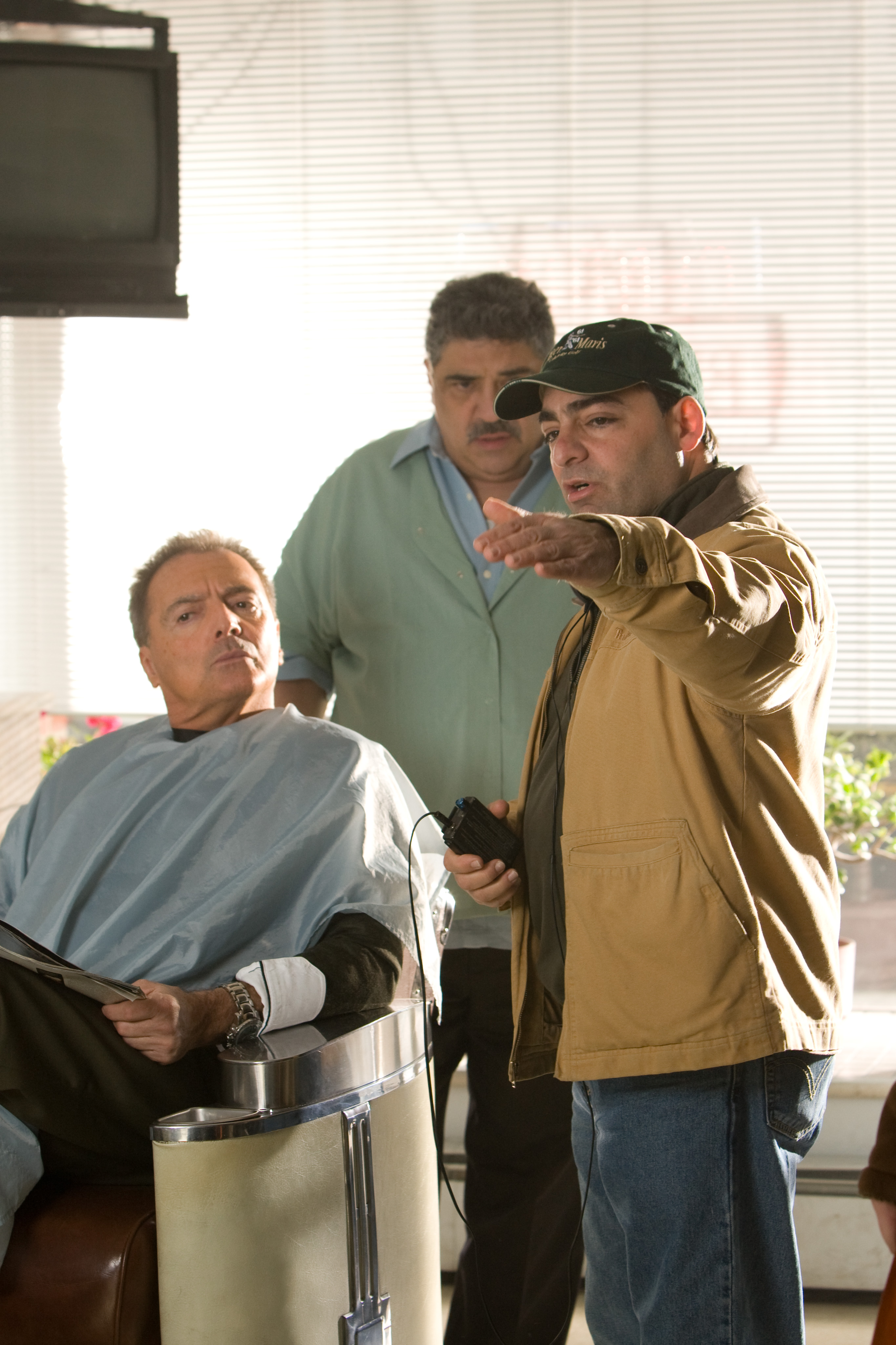 Directing Armand Assante and Vincent Pastore in ONCE UPON A TIME IN BROOKLYN aka GOAT.