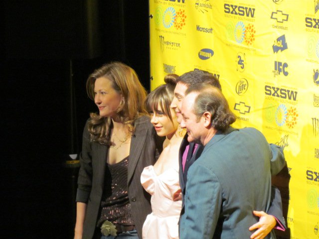 David Born, Joey Lauren Adams and the cast of Apart at SXSW 2011.
