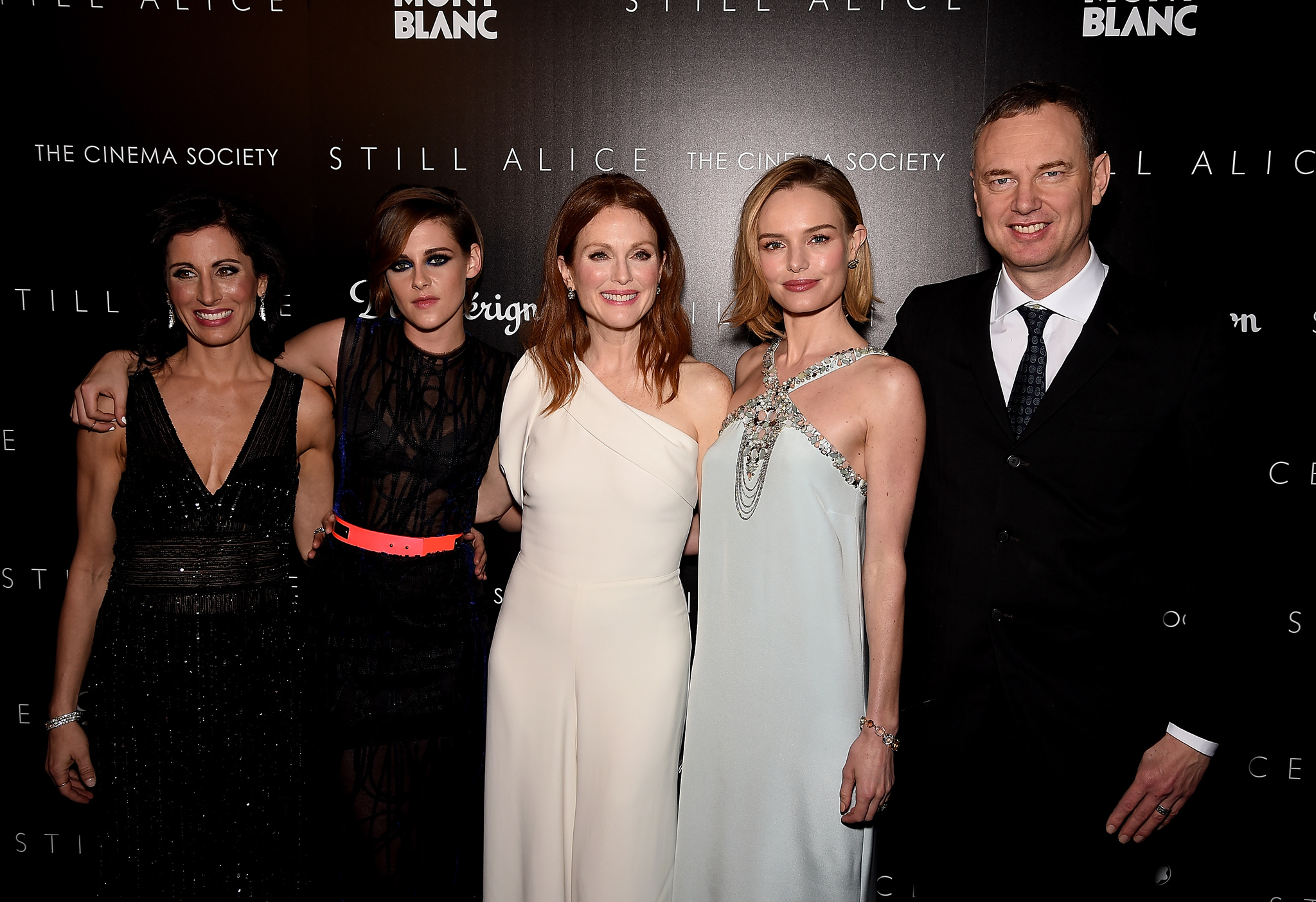 Julianne Moore, Kate Bosworth, Kristen Stewart, Wash Westmoreland and Lisa Genova at event of Still Alice (2014)