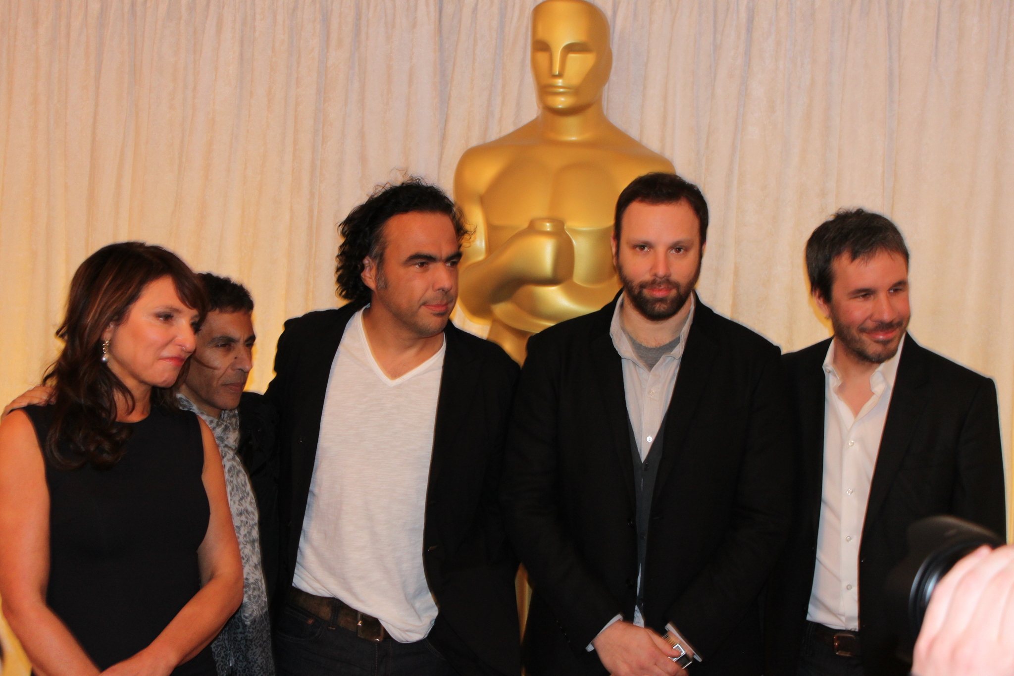 Susanne Bier, Rachid Bouchareb, Alejandro González Iñárritu, Yorgos Lanthimos and Denis Villeneuve