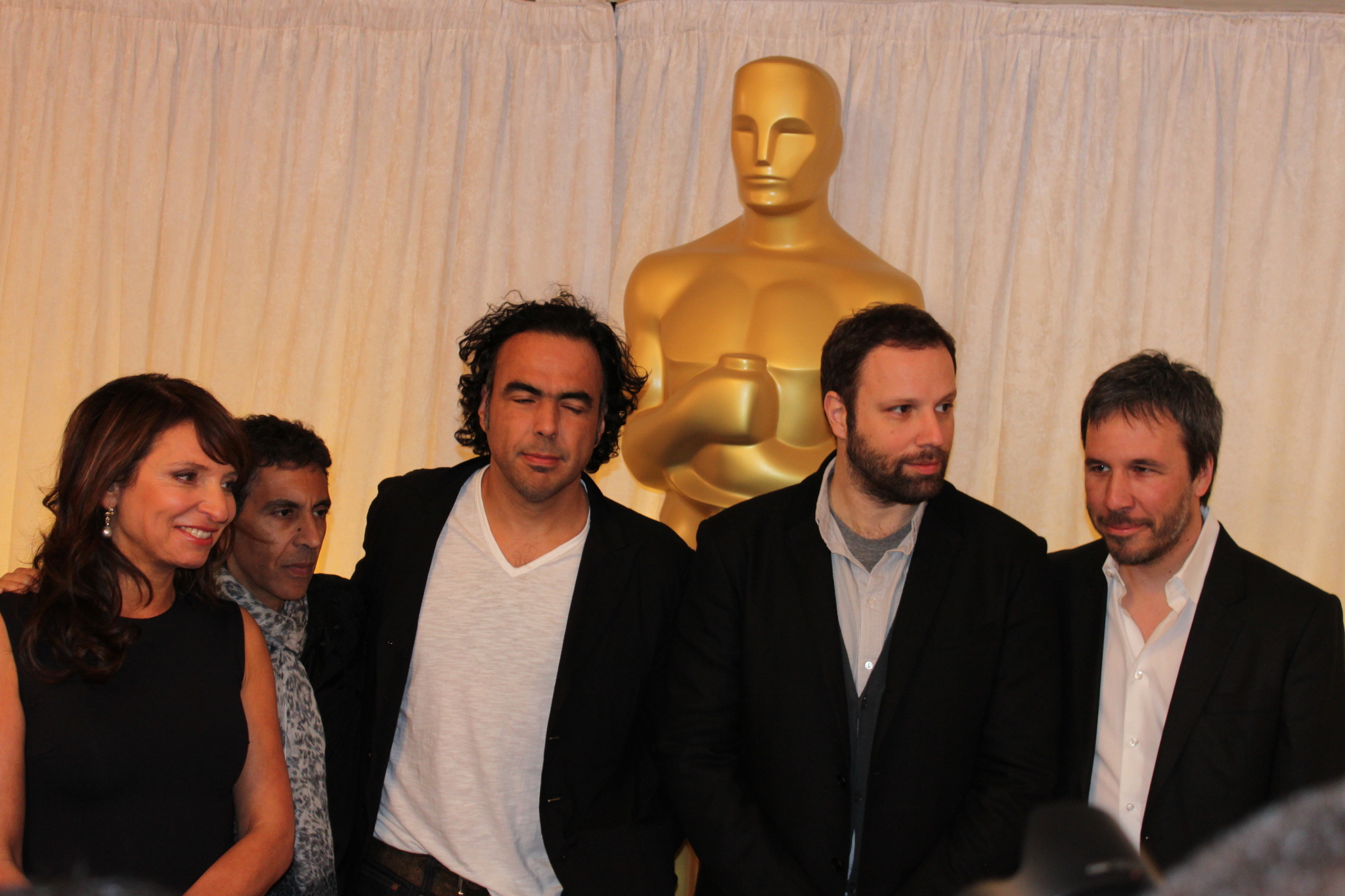 Susanne Bier, Rachid Bouchareb, Alejandro González Iñárritu, Yorgos Lanthimos and Denis Villeneuve