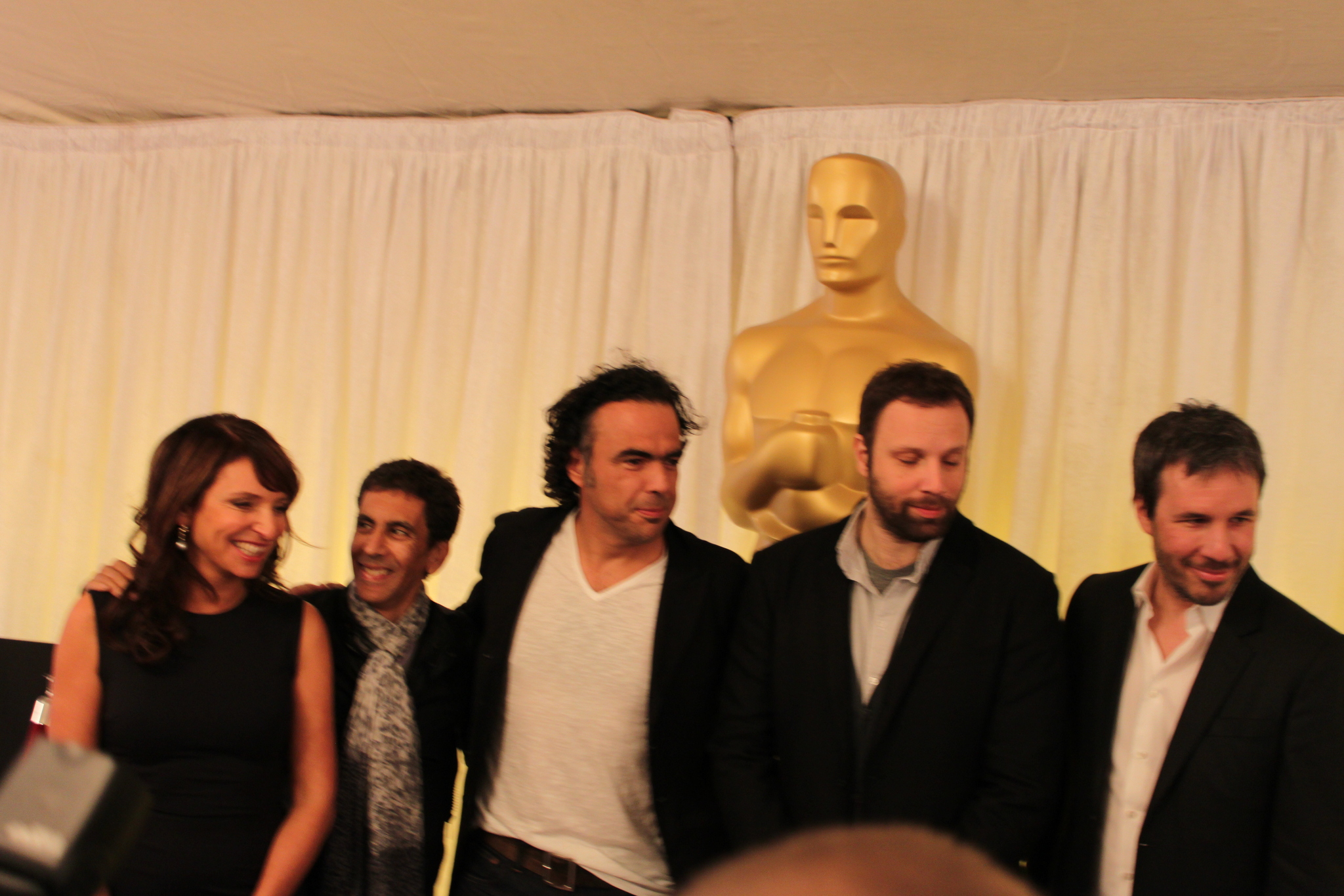 Susanne Bier, Rachid Bouchareb, Alejandro González Iñárritu, Yorgos Lanthimos and Denis Villeneuve