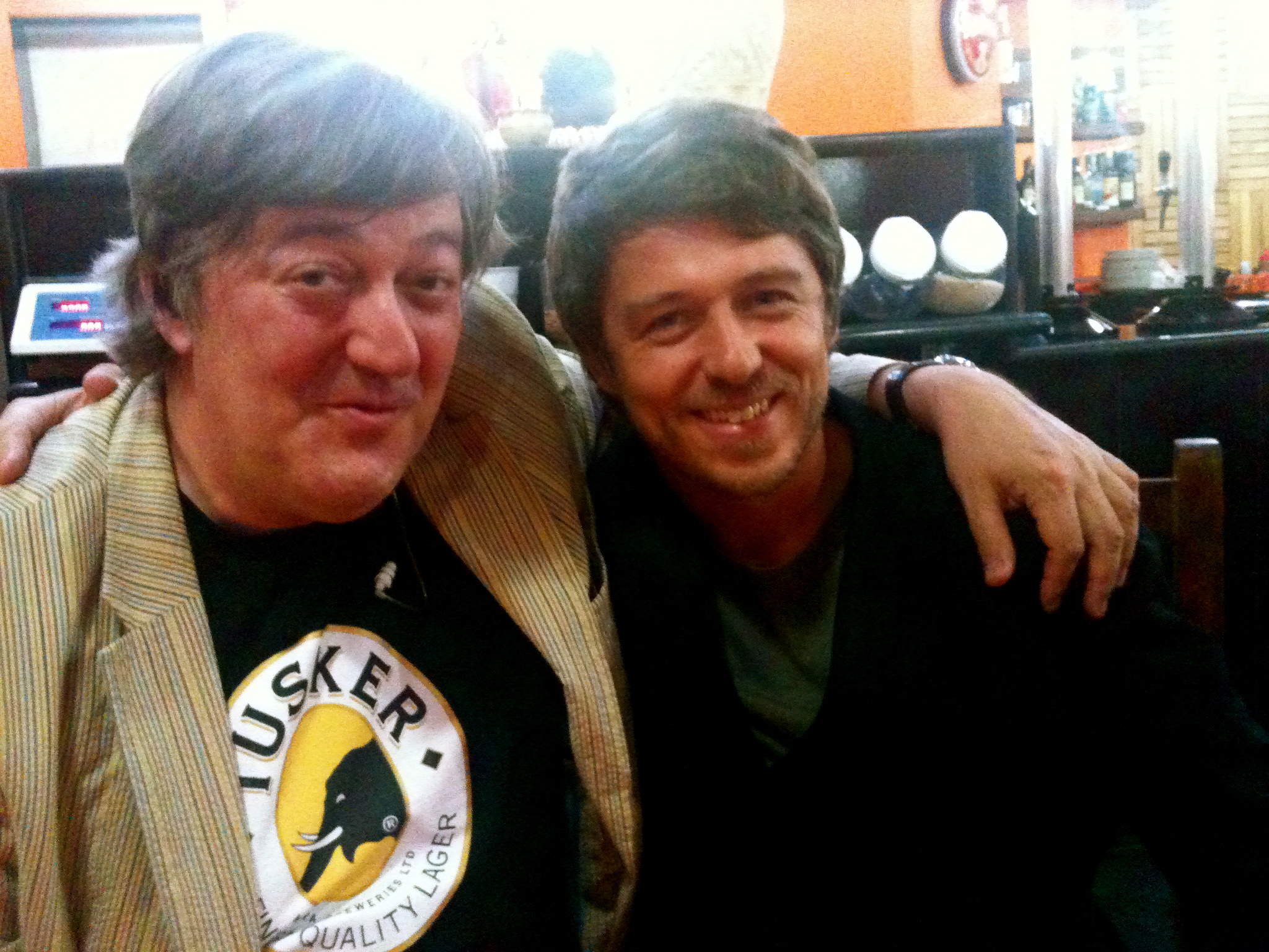 With Stephen Fry - Rio de Janeiro - for the BBC. 2012.