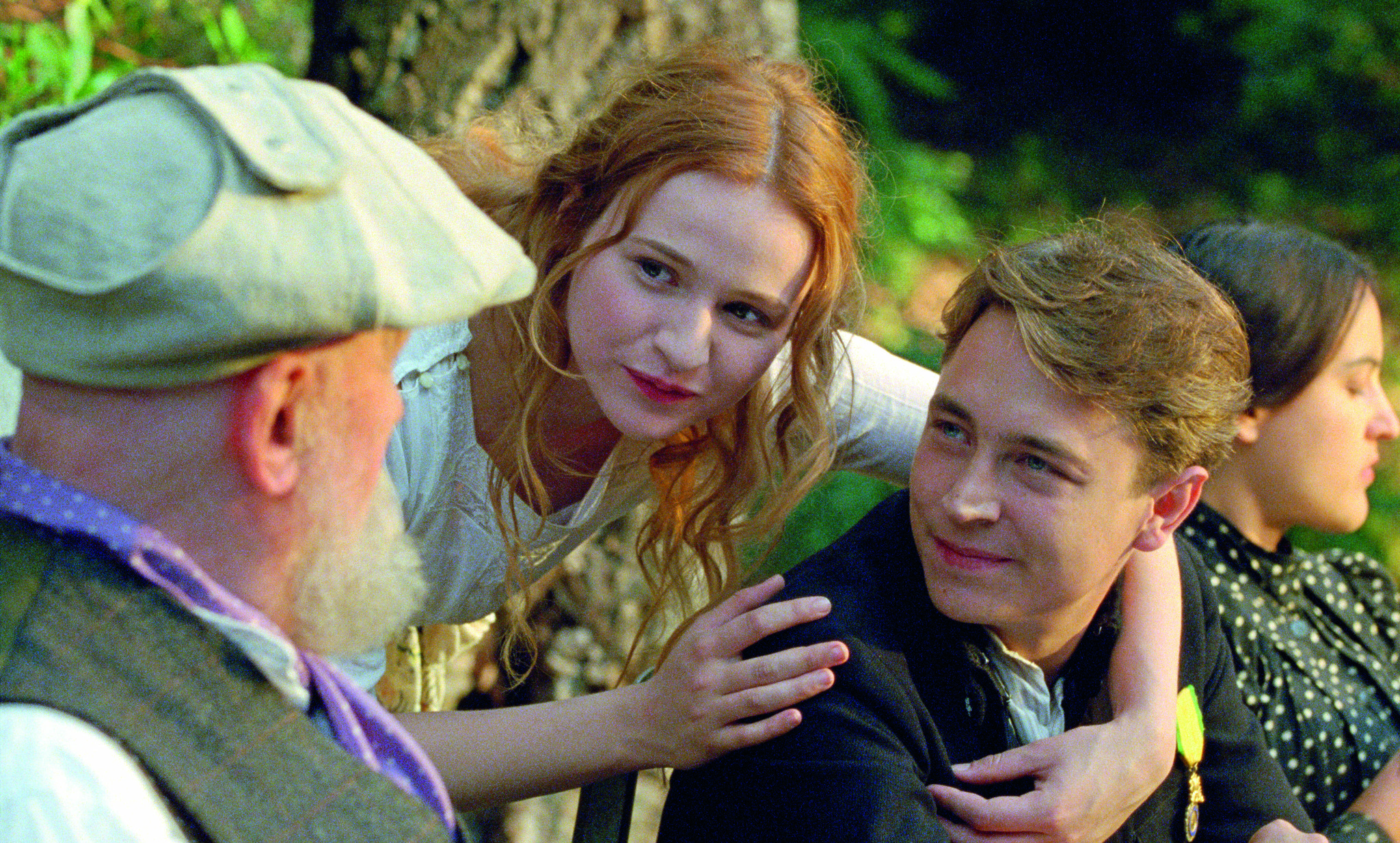 Still of Michel Bouquet, Vincent Rottiers and Christa Théret in Renoir (2012)