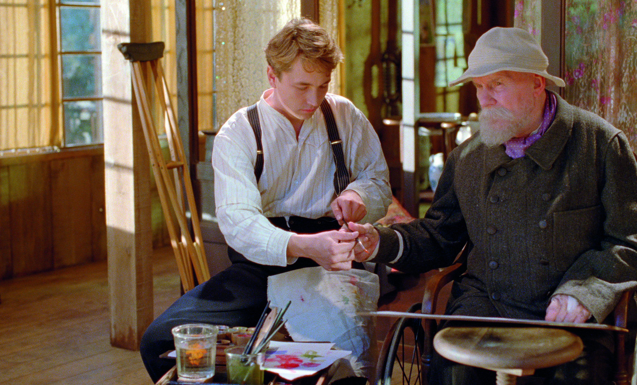 Still of Michel Bouquet and Vincent Rottiers in Renoir (2012)