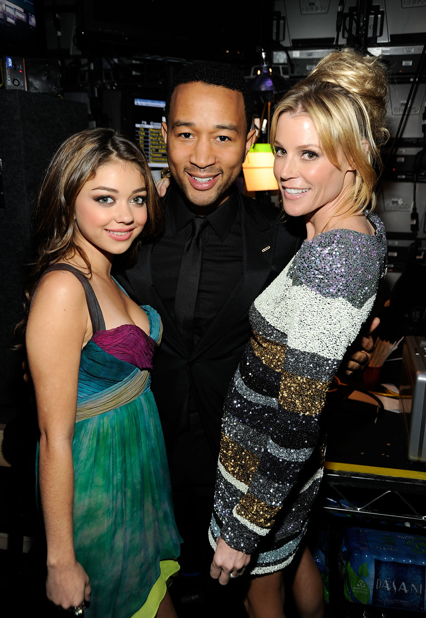 Julie Bowen, Sarah Hyland and John Legend