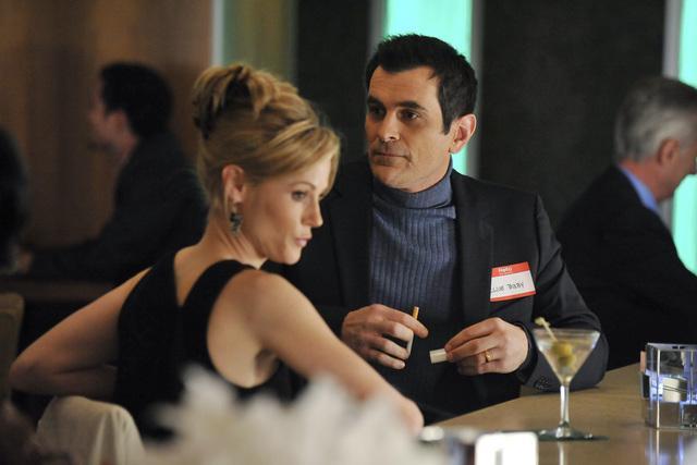 Still of Julie Bowen and Ty Burrell in Moderni seima (2009)