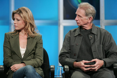 Rene Auberjonois and Julie Bowen at event of Boston Legal (2004)