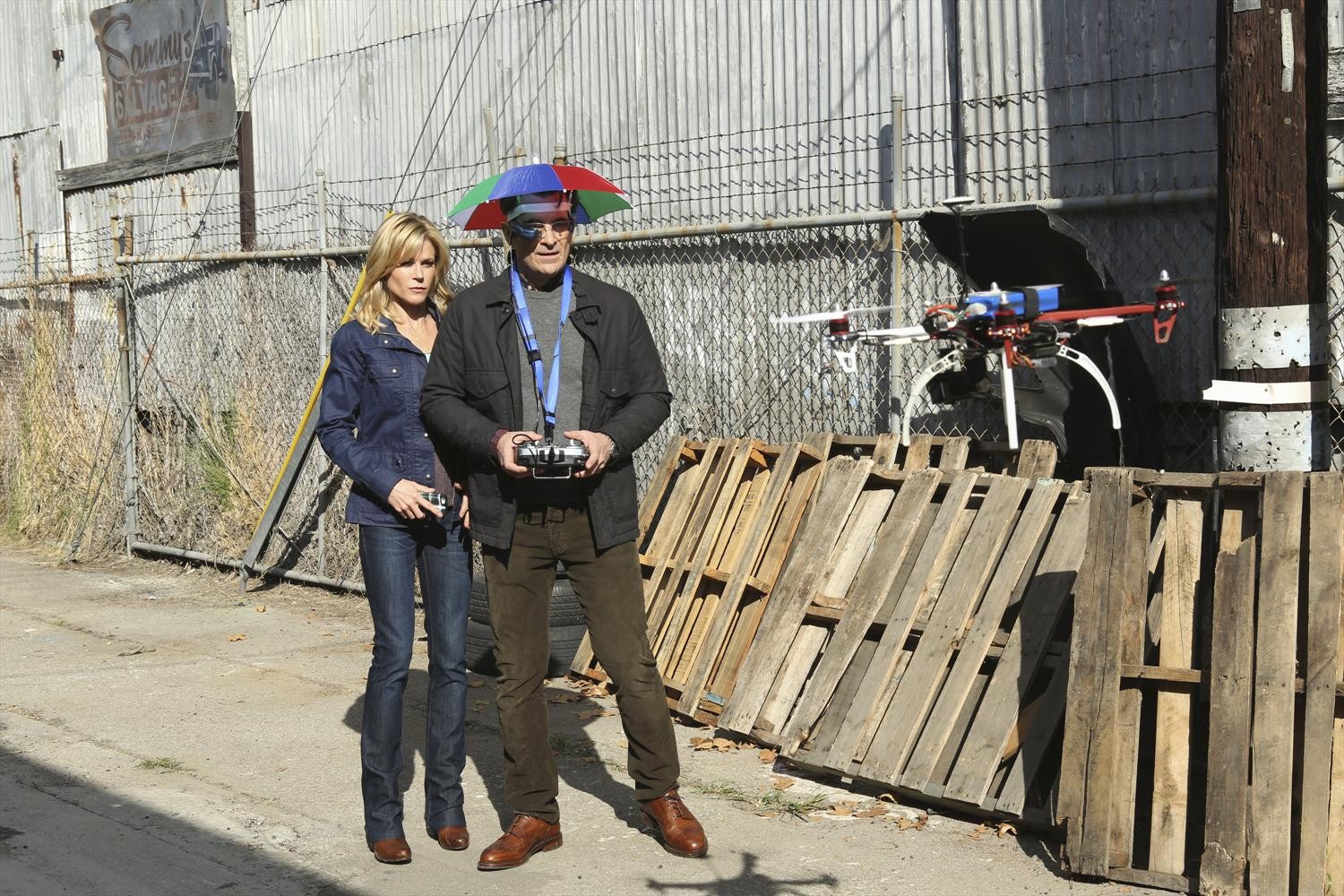 Still of Julie Bowen and Ty Burrell in Moderni seima (2009)