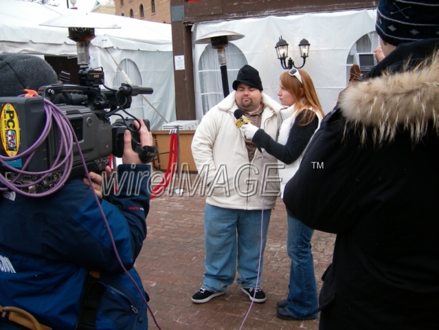 Press: CNN Sundance (L-R)Michael Ray Bower,Maggie Grace